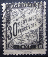 FRANCE              Taxe N° 18               OBLITERE - 1859-1959 Usados