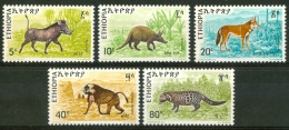 1975 Etiopia Animali Animals Animaux Set MNH** Te315 - Andere & Zonder Classificatie