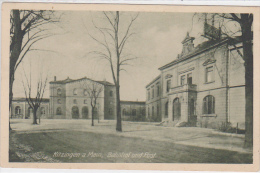 Germany - Kitzingen Am Main - Bahnhof Und Post - Kitzingen