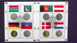 UNO-Wien 477/484 Oo/FDC-cancelled, Flaggen Und Münzen Der Mitgliedstaaten 2006 - Blocs-feuillets