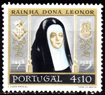 PORTUGAL - 1958,  5.º Centenário Do Nascimento Da Rainha D. Leonor.   4$10  (*) MNG  MUNDIFIL  Nº 846 - Neufs