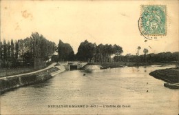 N°449 GGG 79 NEUILLY SUR MARNE L ENTREE DU CANAL - Neuilly Sur Marne