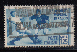 Italy Used Scott #327 1.25 L Soccer Players - 2nd World Cup - 1934 – Italy