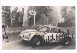 Michèle Mouton  -  Alpine Renault A110  -  Signed Photo Print 13 X 18 - Rallye