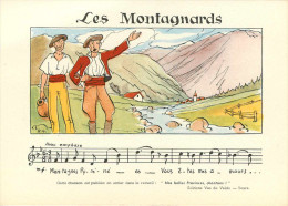 Chromos & Images - Illustrateurs - Les Montagnards - Avec Emphase - Illustrateur R.G. - Nos Belles Provinces Chantons ! - Other & Unclassified
