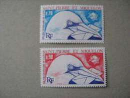 1974  S P M  P 434/435  **  CENTENAIRE DE L U P U  OISEAU - Unused Stamps