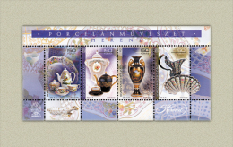HUNGARY 2003 CULTURE Art PORCELAIN - Fine S/S MNH - Unused Stamps