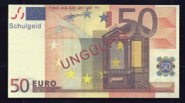 50 Euro "Austria - Schulgeld", Billet Scolaire, Educativ, EURO Size, RRRRR, UNC Extrem Scarce!!! - Altri & Non Classificati