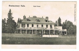 RB 1021 - Early Postcard -  Kent House - Montmorency Falls - Quebec Canada - Chutes Montmorency