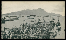 SÃO VICENTE - Desembarque Do Governador Marinha Do Campo - 1º Gov. Republicano  Carte Postale - Cap Verde