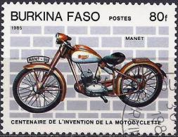 Burkina Faso 1985 - Motorcycle  " Manet " ( Mi 1000 ) Used - Burkina Faso (1984-...)