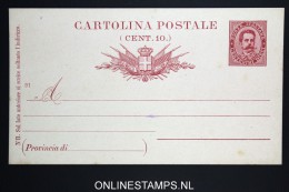 Italy: Cartolina Sa 21A Mi.nr. P 20   Not Used - Entero Postal