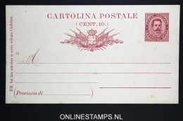 Italy: Cartolina Sa 21A Mi.nr. P 20   Not Used - Interi Postali