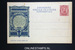 Italy: Cartolina Esposizione Postale Filatelica Int. Milano 1894 Not Used - Stamped Stationery