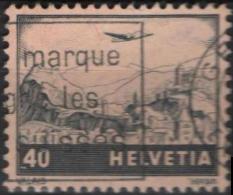 SUISSE Poste Aérienne 28 (o) Le Valais - Used Stamps