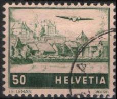 SUISSE Poste Aérienne 29 (o) Le Lac Léman - Used Stamps