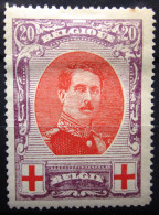 BELGIQUE               N° 134            NEUF* - 1914-1915 Cruz Roja