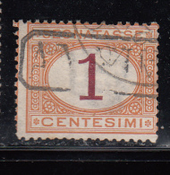 Italy Used Scott #J3 1c Postage Due - Portomarken