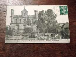 Carte Postale Ancienne : LIBOS : Maison De M. Belhomme , Sénateur,Pont Sur La Lémance - Libos