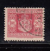 Italy Used Scott #J64 20 L Postage Due - Postage Due