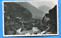 N302, St. Maurice Et Le Catogne, 11988, Petite Fente, Circulée 1950 - Saint-Maurice