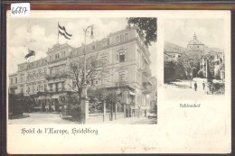 HEIDELBERG - HOTEL DE L'EUROPE - TB - Sonstige & Ohne Zuordnung