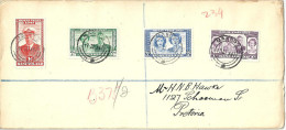 R Brief  "Royal Visit"  Maseru - Pretoria           1947 - 1933-1964 Kolonie Van De Kroon