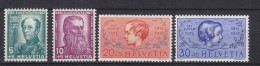Switzerland 1937, 25th Anniv. Of The Pro Juventute (child Wel-fare) Stamps.Mi#314-317.MNH - Ungebraucht
