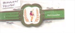 14-472. Vitolas. Hofmeester. Vestiduras Siglo XV (verde). - Bauchbinden (Zigarrenringe)