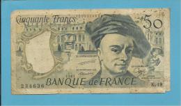 FRANCE - 50 Francs - 1987 - P 152.c -  Série K. 49 - De La Tour - Sign: P. A. Strohl, D. Ferman, B. Dentaud - 50 F 1976-1992 ''Quentin De La Tour''