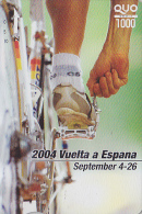 Carte Japon - Sport - VELO CYCLISME - LA VUELTA 2004 España SPAIN - BIKE CYCLING Japan Prepaid QUO Card - FAHRRAD 114 - Deportes
