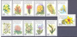 1963. Trinidad & Tobago, Flowers, 12v, Mint/** - Trinidad Y Tobago (1962-...)