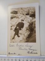 USA COLORADO - Boudler Canyon - Victor Eugene Leroy - Real Photo Postcard - 1914 Nov.       D127113 - Denver