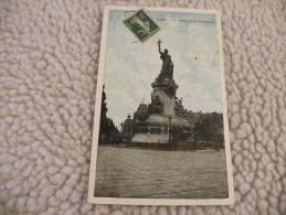 A266. CPA  75. PARIS. La Statue De La République.  Beau Plan . Ecrite & Voyagée 1910 - Statue