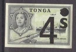 Tonga 1969 4 Sh  Overprint On 8 P Imperf. MNH - Tonga (1970-...)