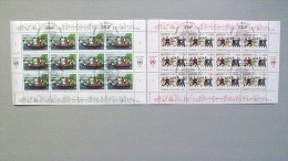 UNO-Genf 158/9 Oo/FDC-cancelled Kleinbogen/sheet, Tag Der Vereinten Nationen - Blokken & Velletjes