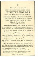 Rouvroy Dampicourt   Juliette Forget Veuve De Octave Devaux 1870 1940 - Rouvroy