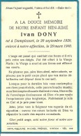 Rouvroy Dampicourt  Ivan Dony 1939 1940 - Rouvroy