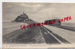 50 - LE MONT ST SAINT MICHEL - VUE GENERALE PRISE DE LA DIGUE - TRAIN - Le Mont Saint Michel