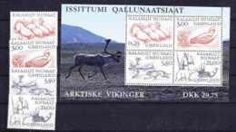 Greenland 2000 Vikings 4v + M/s ** Mnh (F2840) - Unused Stamps