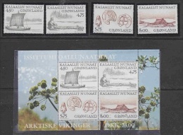 Greenland 1999 Viking 4v + M/s ** Mnh (F2841) - Unused Stamps