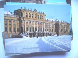 Oostenrijk Österreich Wenen Wien Das Schloss Schönbrunn Im Schnee - Château De Schönbrunn