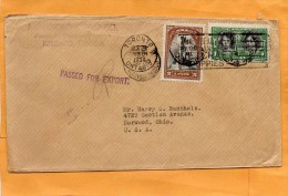 Canada 1939 Cover Mailed To USA - Covers & Documents