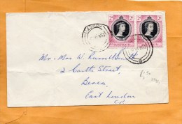 Basutoland 1953 Cover Mailed - 1933-1964 Crown Colony