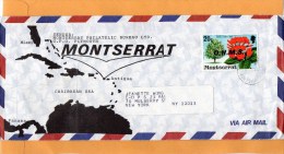 Montserrat OHMS Cover Mailed To USA - Montserrat