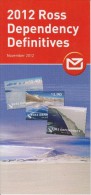 Ross Dependency Brochure 2012 Definitives - Mt. Erebus - Beardmore Glacier - Lake Vanda - Cape Adare - Ross Ice Shelf - Brieven En Documenten