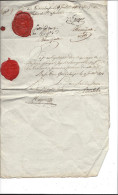 Document De 1808 De La Guadeloupe - Brieven En Documenten