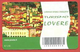 TESSERA FILATELICA ITALIA - 2014 - TURISMO - Lovere - Filatelistische Kaarten