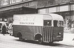 Postcard Greys Store Birmingham Electric Delivery Van Billingham Motor Card - Camions & Poids Lourds