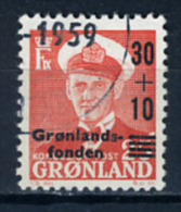 1959 - GROENLANDIA - GREENLAND - GRONLAND - Catg Mi. 43 - Used - (T22022015....) - Neufs